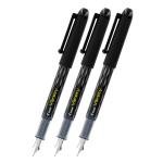 Pilot Varsity Black Ink Fountain Pen Set of 3