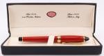 Aurora Ipsilon Red, Black & Gold Rollerball Pen