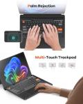 Doohoeek Bluetooth Keyboard with Touch Pad & Pen Slot