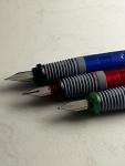 Pelikano Junior Fountain Pen Set - Red, Green, Blue