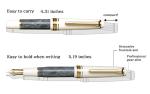 Sailor Professional Gear Rencontre Blue Fountain Pen