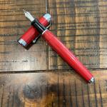 Aurora Talentum Bordeaux Chrome Fountain Pen