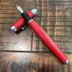 Aurora Talentum Bordeaux Chrome Fountain Pen
