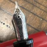 Aurora Talentum Bordeaux Chrome Fountain Pen