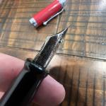 Aurora Talentum Bordeaux Chrome Fountain Pen