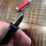 Aurora Talentum Bordeaux Chrome Fountain Pen