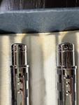 Cross Elegant Chrome and Black Check Ballpoint Set