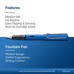 Lamy AL-Star Ocean Blue Pen with Ink Cartridges