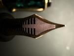 Aurora Optima Green Fountain Pen with 14K Nib