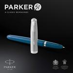 PARKER 2123509Z Teal Blue Fine Point Fountain Pen