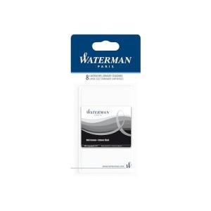 Waterman Paris Black Ink Fountain Pen Refills 8-Pack
