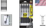 Pilot G2 Premium Gel Pens, Extra Fine 5-Pack