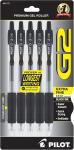 Pilot G2 Premium Gel Pens, Extra Fine 5-Pack