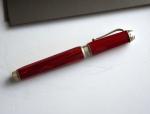 Montegrappa Emblema Red Fountain Pen with Gold Nib