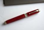 Montegrappa Emblema Red Fountain Pen with Gold Nib