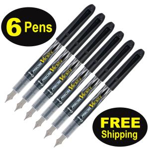 Pilot Precise Varsity Black Fountain Pen 6-Pack