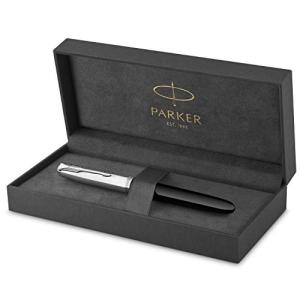 Parker 51 Fountain Pen - Black & Chrome Finish