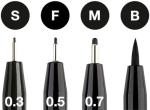 Faber Castell Brush Pens Set of 4 Black