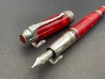 Aurora 85th Anniversary Marble Red Fountain Pen