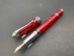 Aurora 85th Anniversary Marble Red Fountain Pen