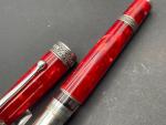 Aurora 85th Anniversary Marble Red Fountain Pen