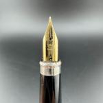 Sailor Slimline Black Resin Fountain Pen with Gold Nib