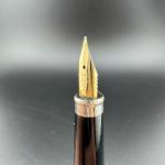 Sailor Slimline Black Resin Fountain Pen with Gold Nib