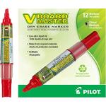 Pilot V Board Master Refillable Dry Erase Markers Bundle