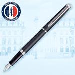 Waterman Hemisphere Matte Black Chrome Fountain Pen
