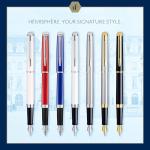 Waterman Hemisphere Matte Black Chrome Fountain Pen