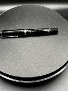 Pelikan R215 Black Rollerball with Silver Design