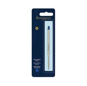 Waterman Blue Ballpoint Pen Refill, Medium Tip