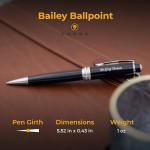 Personalized Cross Bailey Black Ballpoint Pen
