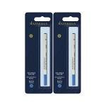 Waterman Rollerball Pen Refill - Blue Ink (2 Pack)