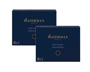 WATERMAN PARIS Intense Black Fountain Pen Ink Cartridges