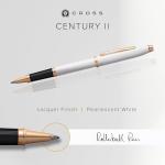 Cross Century II Pearl White Rollerball Pen