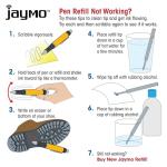 Jaymo Rollerball Pen Refill - 2 Black