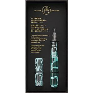 Teranishi Guitar Glass Pen - Aurora Ice Mint
