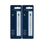 Waterman Black Ballpoint Pen Refill - 2 Pack