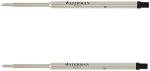 Waterman Black Ballpoint Pen Refill - 2 Pack