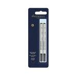 Waterman Fine Tip Rollerball Pen Refills, Black Ink