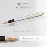 Cross Townsend Medalist Gold-Plated Fountain Pen Set