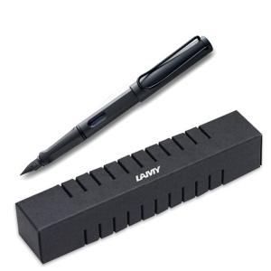 Lamy Safari Charcoal Fountain Pen with Broad Nib