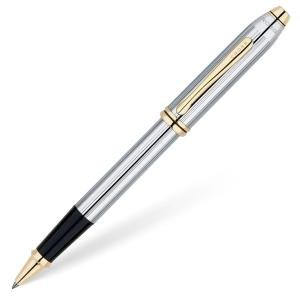 Cross Townsend Medalist Rolling Ball Pen - Chrome & Gold