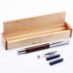 LACHIEVA Luxury Walnut Fountain Pen Set