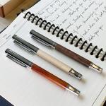 LACHIEVA Luxury Walnut Fountain Pen Set