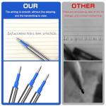 WANFRES Luxury 0.5mm Gel Ink Pen Refills 6-Pack