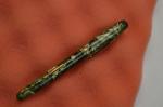 Vintage Green Marble Fountain Pen with Gold Nib