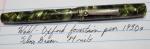 1930s Vintage Wahl-Oxford Silver Green Fountain Pen