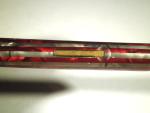 Antique Red and Gray Marbled Fountain Pen